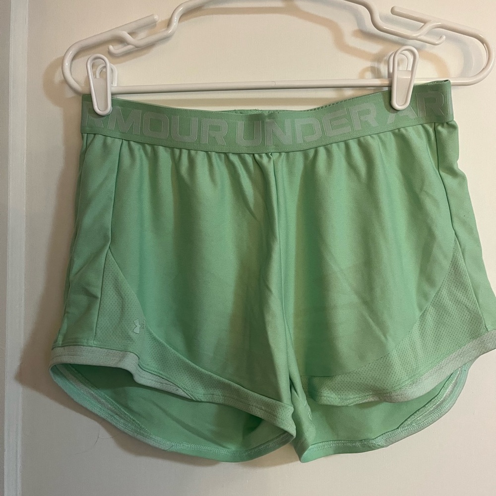 Under Armour Mint Green Performance Shorts